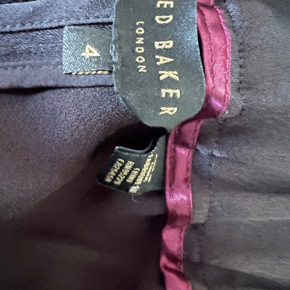 Ted Baker Sulia Satin Cargo Jogger, Black Sz 12 - Picture 4 of 6